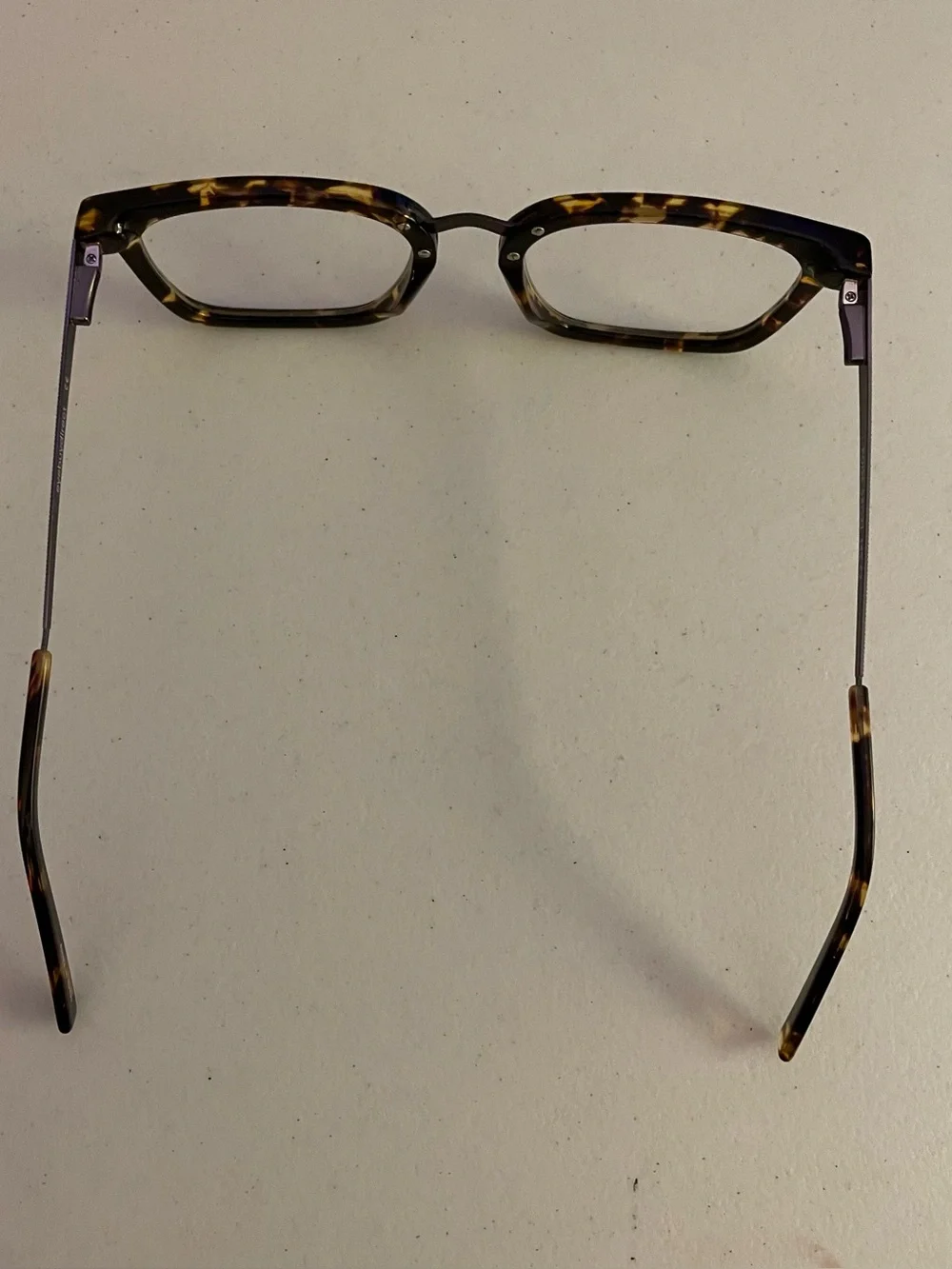 Eyebuydirect Poise Glasses Frame Only Square Tortoise Acetate & Metal Full-rim
